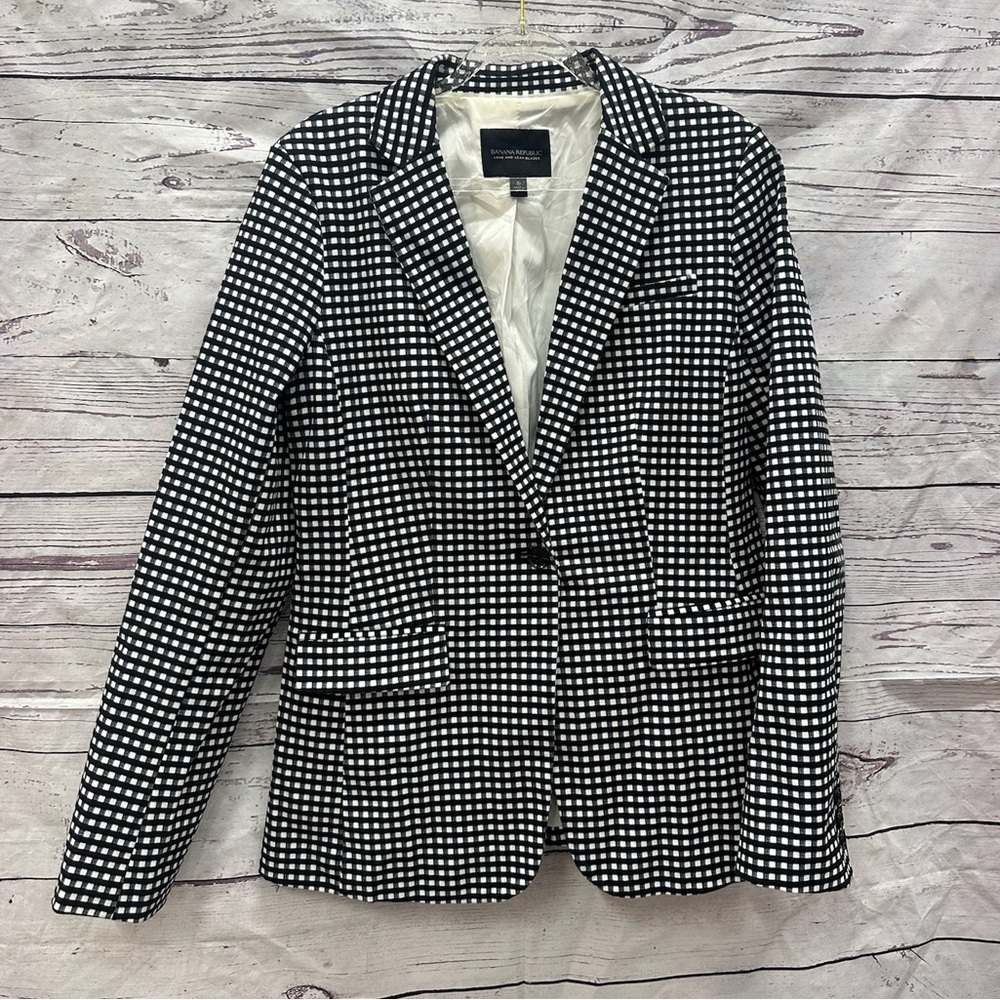 Banana Republic Womens Long and Lean Blazer Size 6